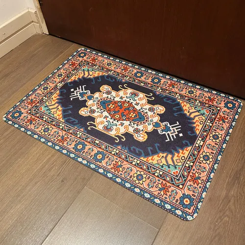 Felpudo Tapete Alfombra Puertas Importado India 60 X 40 Cm  60 Cm 40 Cm Modelo 3