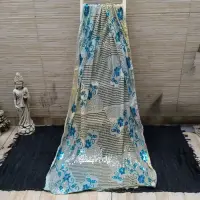 Dupatta Gasa De India. 2.10 X 0,90 Mts Importado Artesanal
