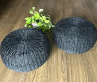 Promo X 2 Puf Nordico 60 Cm Pintado Juego 2 Bancos Mesa Deco