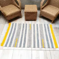 Alfombra Artesanal Premium 90 X 150 Cm Importada De India
