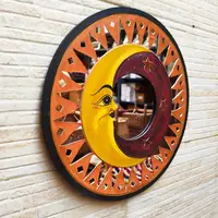 Espejo Redondo Pushkar Tienda 40 Cm Venecitas Pared