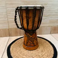 Djembe Instrumento Artesanal Importado Indonesia Tambor Modelo 2