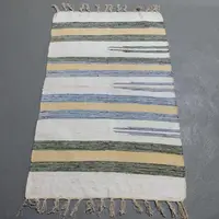 Alfombra 60x90 Cm Hindu Felpudo Recibidor Costado O Pie Cama