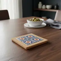 Posa Pava Fuente En Corcho/ceramica Cuadrado Importa Oriente