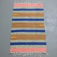 Alfombra 60x90 Cm Hindu Felpudo Recibidor Costado O Pie Cama