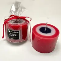 Velon Ojo Turco Proteccion Y Armonia Vela Aromatica X Unidad Rojo