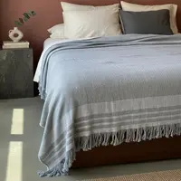 Manta Rustica Artesanal 230x240cm Hilado Fino Estilo Country