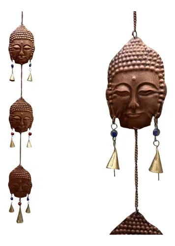 Móvil Decorativo Importado India Tira Buda Móvil Colgante Cobre Buda