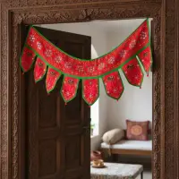 Toran Hindu 100 Cm De Largo Hecho En India Importado Pushkar