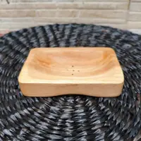Jaboneras Para Jabones Importada Madera Pushkar Deco Marrón