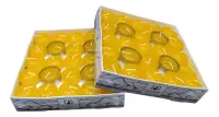 Velas Blancas De Noche  X 50 Unidades Con Latita - Portavela