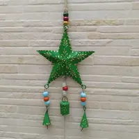 Tira Decorativa Movil Artesanal Chapa Pintada Hecho En India