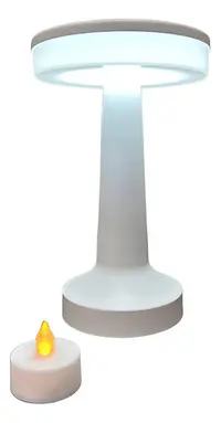 Lámpara Velador Fanal Led  Touch  Inalámbrica 20cm Importado