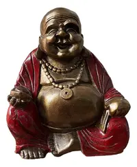 Buda Ottei Apto Exterior Artesanal Hecho En Resina Importado