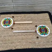 Tambor Caburete De Mano Instrumento Original Indonesia