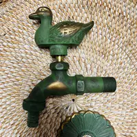 Grifería Para Jardín Exterior Bronce Antiguo Canilla Pajaro Pato