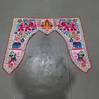 Toran Hindu 1 Metro Hecho En India Colgante Puerta O Ventana Elefantes Rosa