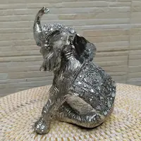 Elefante Abundancia Artesanal 20 Cm Importado Resina