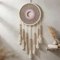 Atrapasueños Importado Indonesia Diseño Crochet Decorativo Combinado