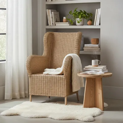 Sillón Natural Artesanal Fibra Natural 100% Únicos Pushkar