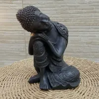 Estatuillas De India Buda 23 Cm Alto Resina Importado Deidad