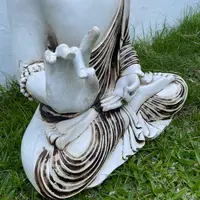 Buda Vitarka Apto Exterior 75 Cm Artesanal Hecho En Resina