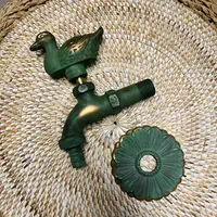 Grifería Para Jardín Exterior Bronce Antiguo Canilla Pajaro Pato