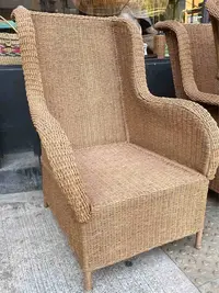 Sillón Natural Artesanal Fibra Natural 100% Únicos Pushkar