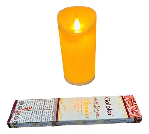 Velas Led Con Movimiento A Pila Importadas 15 Cm Fanal Farol