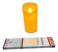 Velas Led Con Movimiento A Pila Importadas 15 Cm Fanal Farol