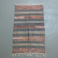 Alfombra 60x90 Cm Hindu Felpudo Recibidor Costado O Pie Cama