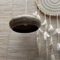 Lampara Colgante Artesanal En Bambu Import Indonesia Techo Bambú