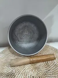Cuenco Aluminio Labrado C Baqueta Importado Benjuí Zen