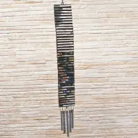 Llamador De Angel Importado Indonesia Con Vidrio Remolino