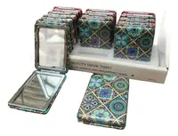 Espejo De Cartera Doble Cuadrado Mayorista Pushkar Regalaría