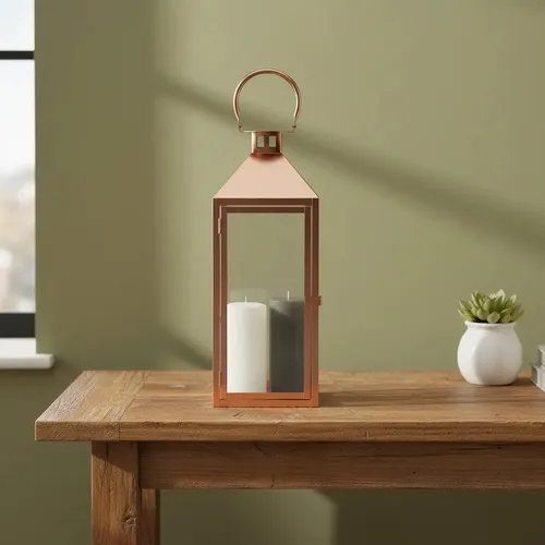 Fanal De India Grande Envio Gratis Importados Porta Vela Cobre