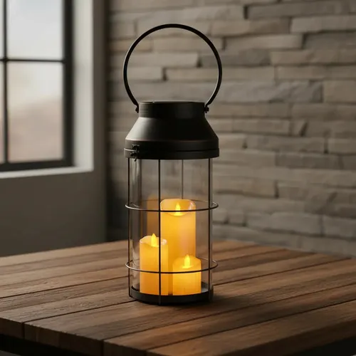 Farol Fanal Enrejado Importado Porta Vela De Pie O Colgante