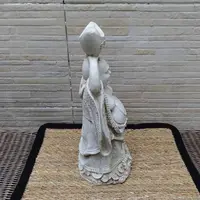 Estatuilla Buda Loto Resina Apto Exterior Ideal Jardín Deco