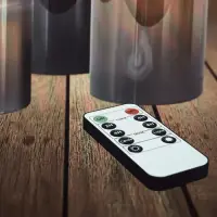 Juego 3 Velas Led C Movimiento Control Remoto Pushkar Tienda