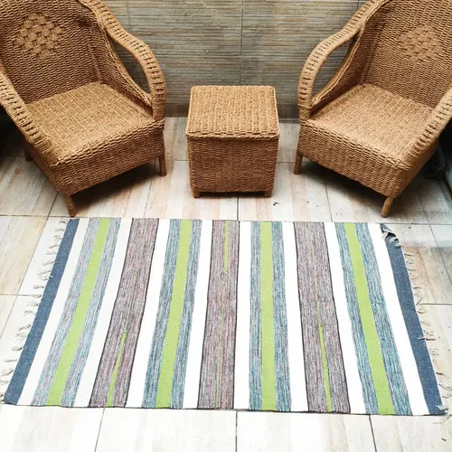 Alfombra Artesanal Premium 90 X 150 Cm Importada De India