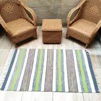 Alfombra Artesanal Premium 90 X 150 Cm Importada De India
