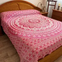 Cobertor Manta Lona Tapiz 2.30 X 2.10 Cm Algodón De India 