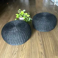Promo X 2 Puf Nordico 60 Cm Pintado Juego 2 Bancos Mesa Deco