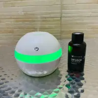 Humidificador Aromatico + Esencia  Usb Y Led Cambiante 10 Cm