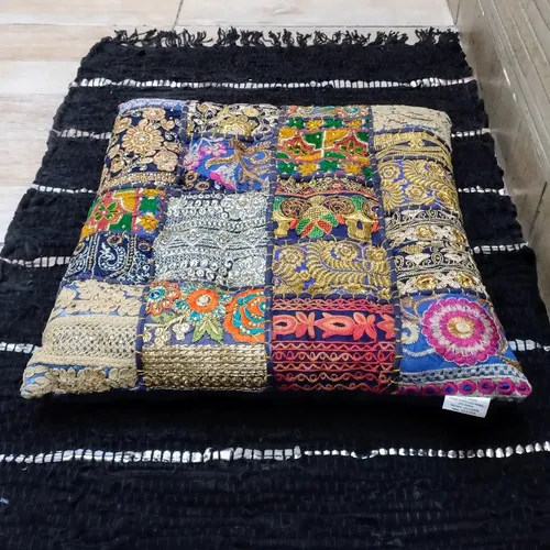 Zafu Almohadon Relleno 40 Cm Importado De India Yoga Reiki