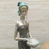 Estatuilla Africana Imagen Importada Oriente 60 Cm Fantasias Mix