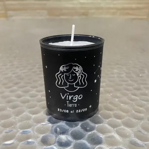 Vela Aromatica Votivo Zodiaco X Unid 6x5 Cm Signo A Eleccion