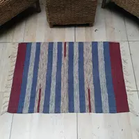 Alfombra 60x90 Cm Hindu Felpudo Recibidor Costado O Pie Cama