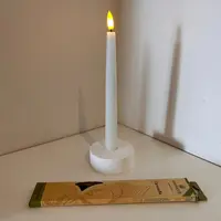 Velas Led Importadas Decorativa A Pila Con Baño De Cera