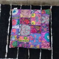 Zafu Almohadon Relleno 40 Cm Importado De India Yoga Reiki